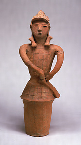 &quot;Haniwa&quot; (Terracotta tomb figurine), Man with a sword