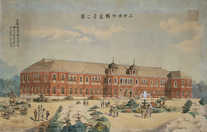 上野博物館遠景之図