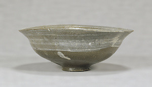 Bowl with Brush Marks Buncheong ware