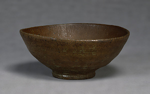 Tea Bowl, Named &quot;Karagoromo (Chinese Robe)&quot;, &quot;Persimmon stem&quot;  type