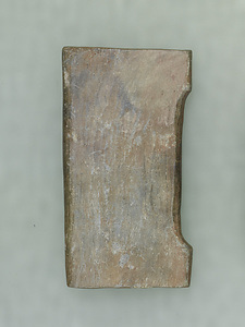 Stone model of loom shed plate