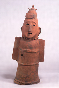 Tomb Sculpture ("Haniwa"): Man Holding a Shield