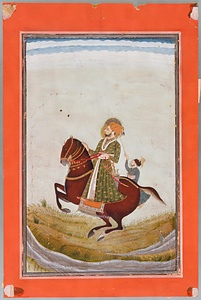 Maharaja Zorawar Singh of Bikaner on Horseback