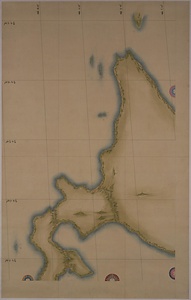 日本沿海輿地図（中図） 北海道西部