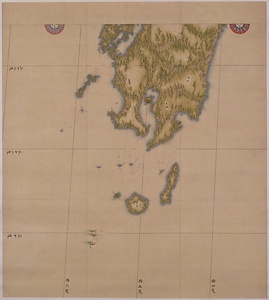 日本沿海輿地図（中図） 九州南部