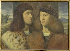 二人の若者の肖像