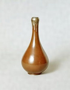 銅口銀花瓶