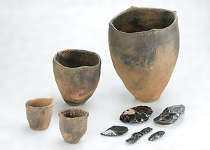 Burial goods from pit grave of the early Epi-Jomon period