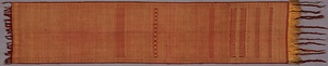 赤地菱文金糸紋織ショール