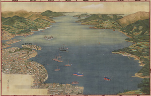 長崎港図