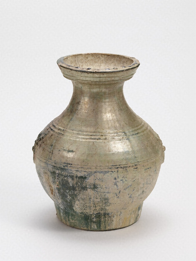 中国古美術　宋時代　緑釉壺　物入れ 倉庫整理品　W77-0