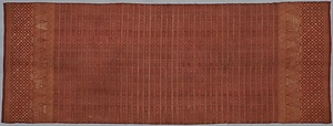 縞絣地金糸紋織ショール