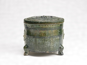 緑釉温酒樽