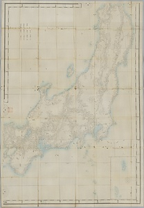 官板実測日本地図（畿内・東海・東山・北陸）