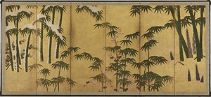竹図屏風