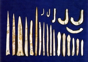 横須賀市吉井貝塚出土の縄文時代早期の骨角牙器・貝製品