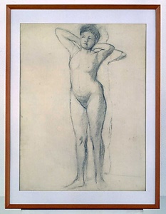 裸婦（デッサン）1絵画/タペストリー
