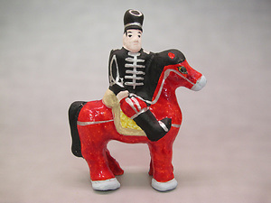 富山土人形「馬乗鎮台」
