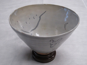 黒田焼　筏井竹の門絵付茶鉢