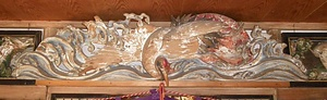 富士見厳島神社の社殿彫刻