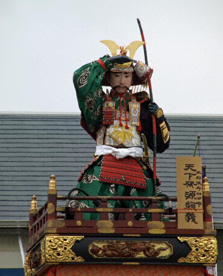 諏訪講の山車と人形（神功皇后・源頼義） 文化遺産オンライン