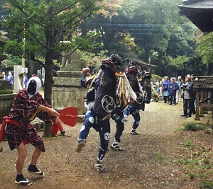 飯能諏訪八幡神社の獅子舞