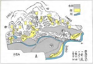 田染荘の村絵図