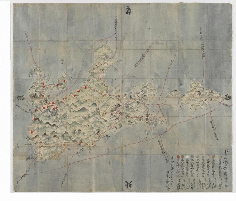 慶長小豆島絵図及び正保小豆島絵図 文化遺産オンライン