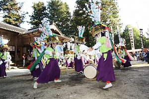 鋤崎八幡神社の秋祭り