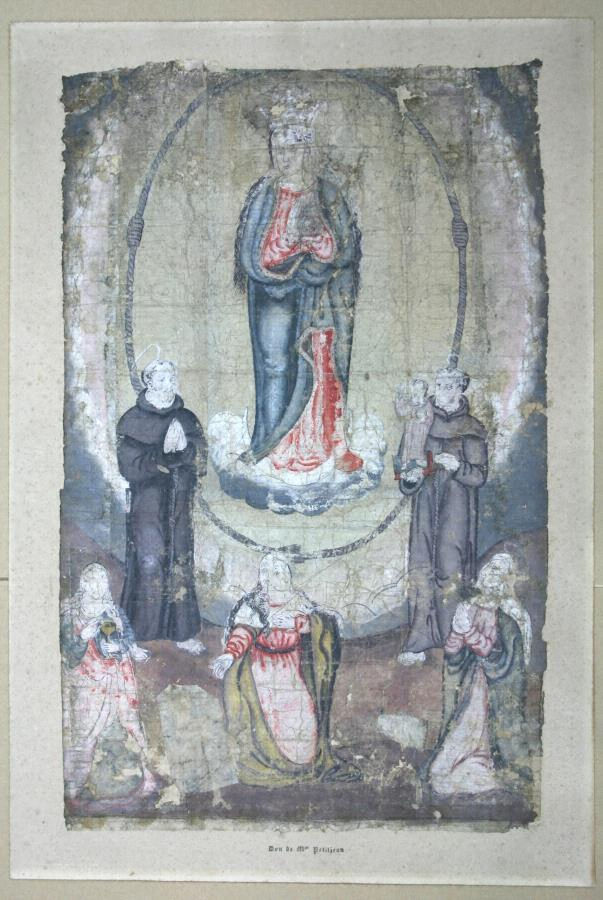 無原罪の聖母図（聖母マリアの御絵） 文化遺産オンライン