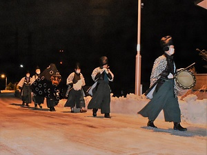 三皇熊野神社の獅子舞行事
