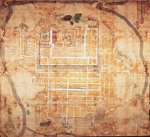 伊賀上野城下絵図
