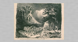 「ファウスト」 ⅩⅥ. ワルプルギスの夜、マルガレーテの幻影を見るファウスト