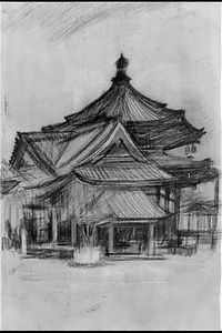 Rokkaku-do Temple (sketch1)