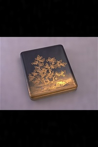 Inkstone Box， Plum-blossoms design