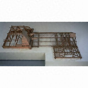 旧帝国京都博物館本館（特別展示館）小屋組模型