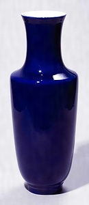 瑠璃釉花瓶 フランス