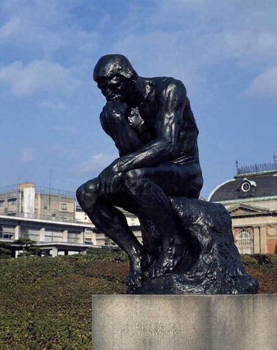 銅造考える人 文化遺産オンライン