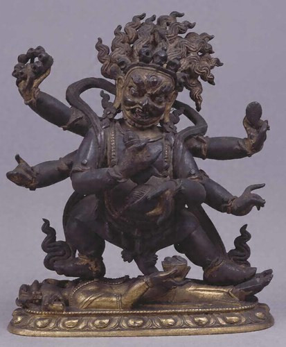 チベットの仏像-