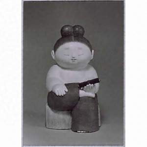 嵯峨人形 狛持ち童子立像 文化遺産オンライン