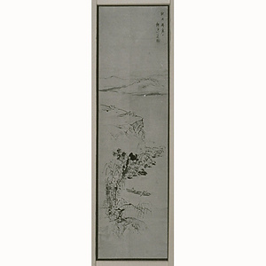秋江垂釣図