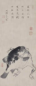 蝦蟇河豚相撲図