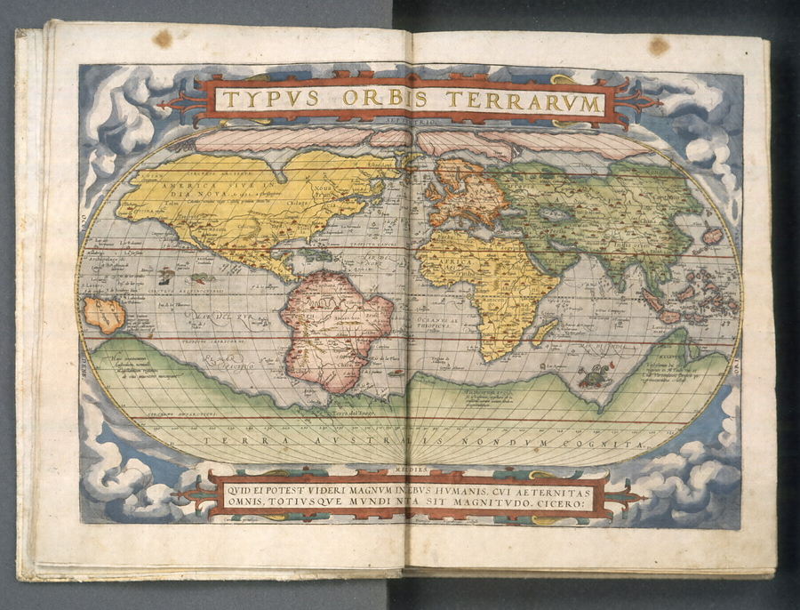 骨董古地図 稀少 1577年 オルテリウス「ポーランド沿岸図」ミニチュア 