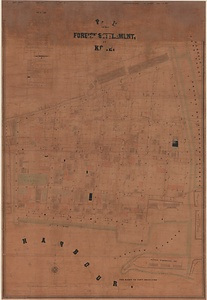 PLAN OF THE FOREIGN SETTLEMENT OF KOBE(神戸外国人居留地計画図)