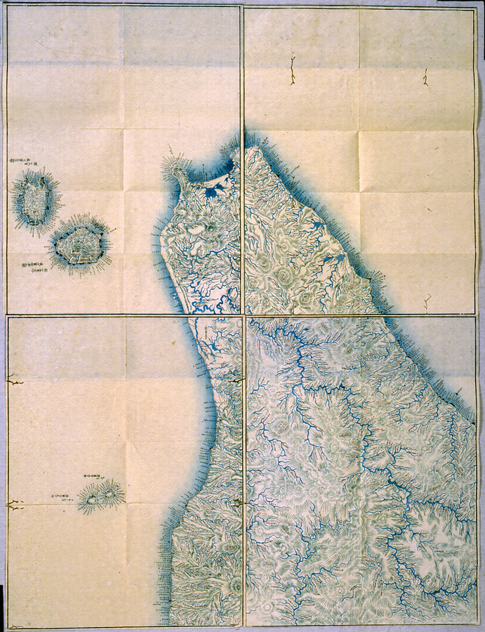 東西蝦夷山川地理取調図 文化遺産オンライン