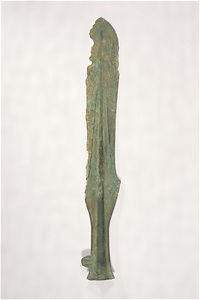 Ceremonical bronze halberd (Excavated from Kuroshima, Toyotama-chō, Nagasaki)