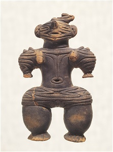 Dogū (Clay figurine) (Excavated from Sugisawa site, Yuza-machi, Akumi-gun, Yamagata)