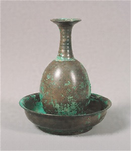 Pitcher of Ōji type (egg-shaped body) with Plate