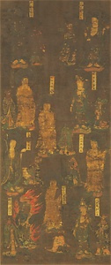 Ten Buddhist Deities and Ten Kings of the Underworld