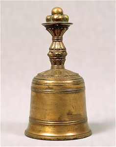 Gilt-bronze Bell with Sacred Gem